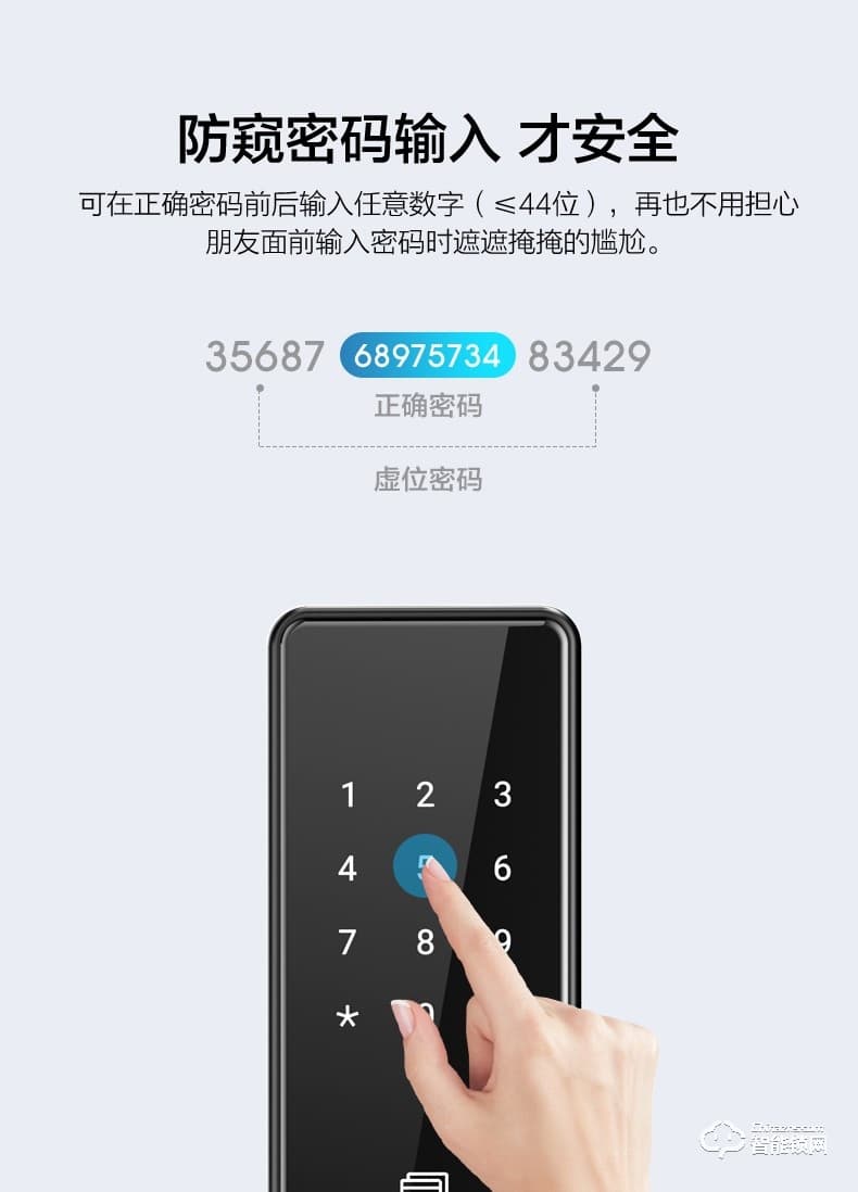 海爾智能鎖 E20家用防盜門智能門鎖電子密碼鎖