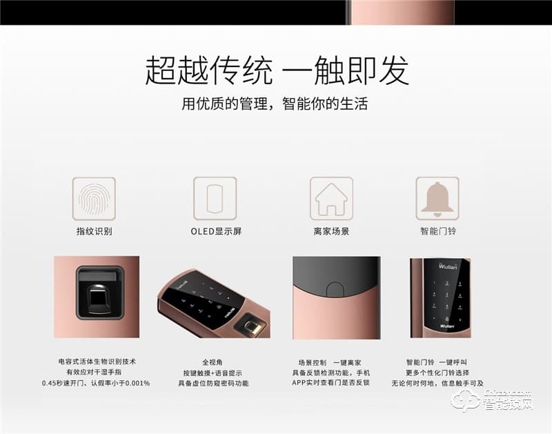 鎖樂智能鎖 指紋密碼鎖網絡智能鎖