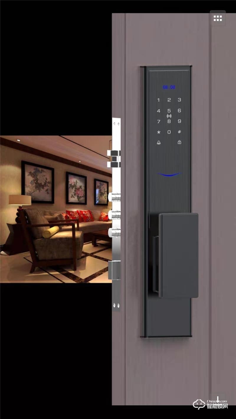 派普瑞智能鎖 S7防盜門推拉式智能密碼鎖