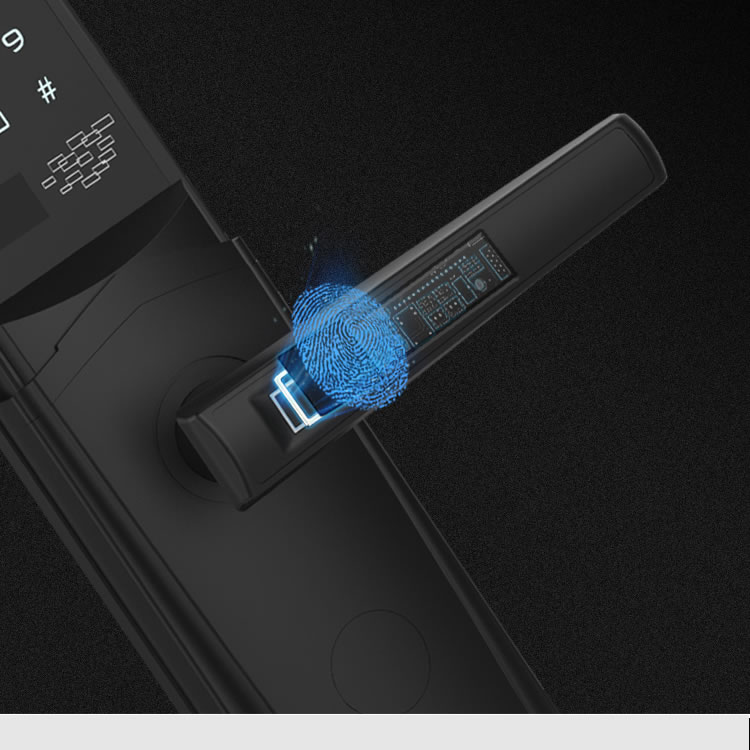 凱恩斯智能鎖 S8自動(dòng)滑蓋指紋密碼智能鎖