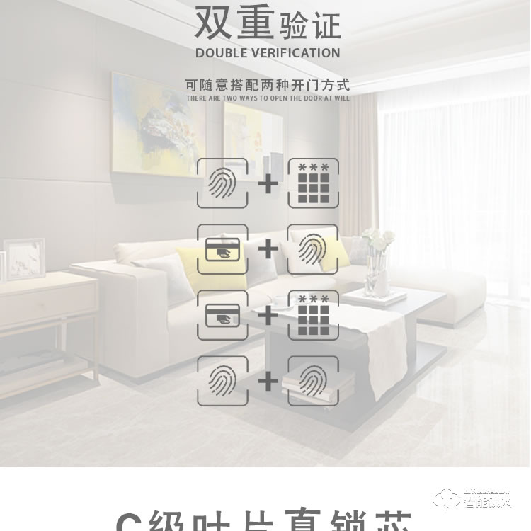凱恩斯智能鎖 防盜密碼鎖刷卡鎖批發
