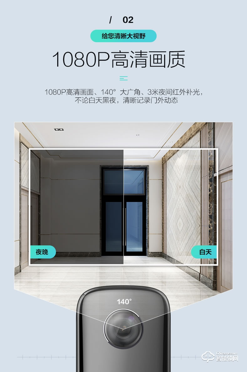 樂橙智能鎖 V8 全自動推拉家用智能視頻門鎖