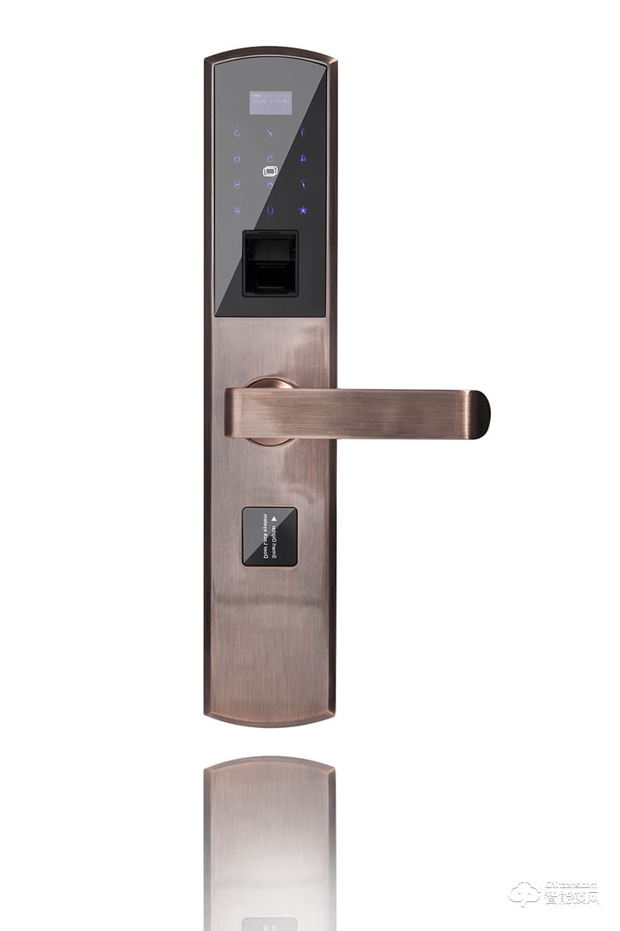 卿刻智能鎖 5011指紋鎖家用防盜門密碼鎖