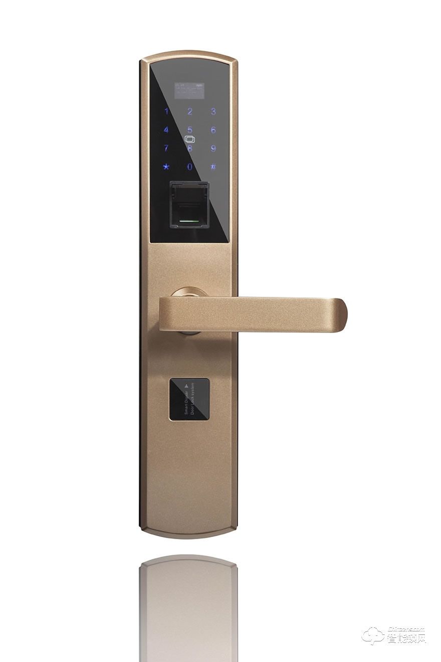 卿刻智能鎖 5011指紋鎖家用防盜門密碼鎖