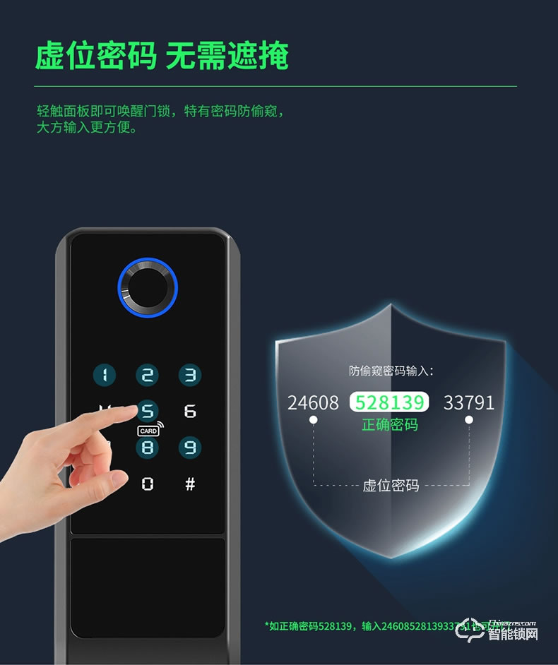 摩薩迪智能鎖 MLC-112免布線APP智能指紋鎖牛頭鎖鐵門鎖