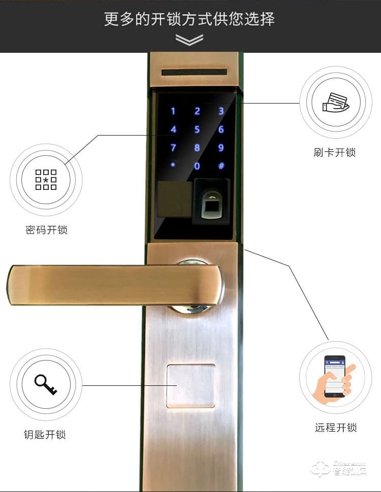 科林達(dá)智能鎖 K7X家用防盜門指紋密碼鎖