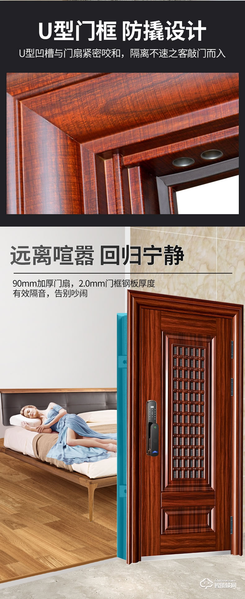 高雅居智能門 防盜門家用通風(fēng)門