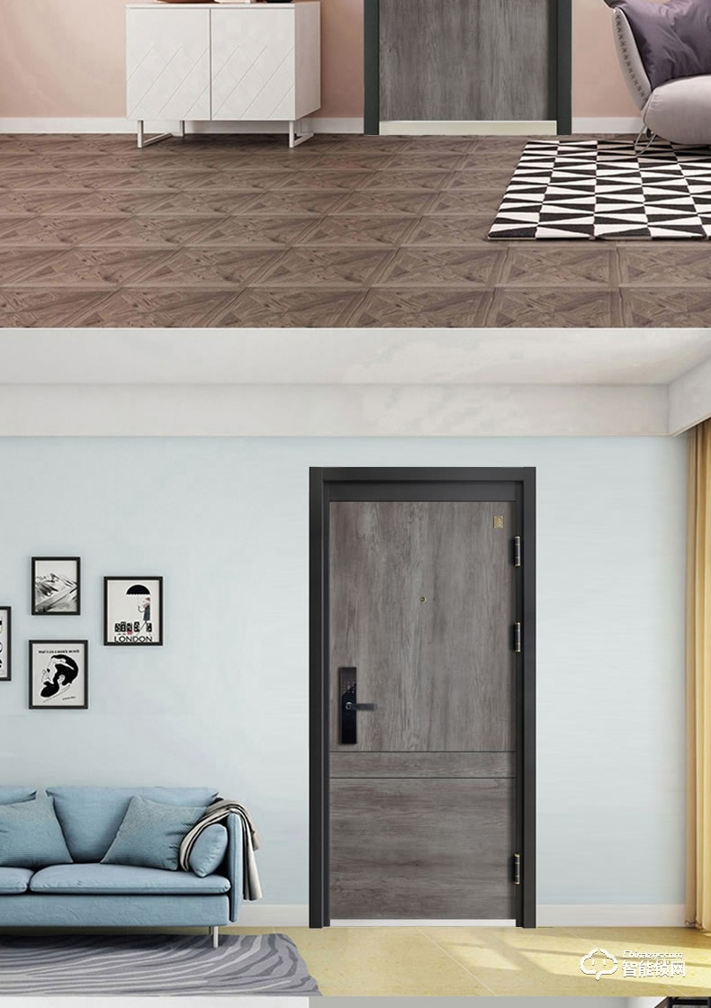 三得利智能門 甲級防盜門進(jìn)戶安全門