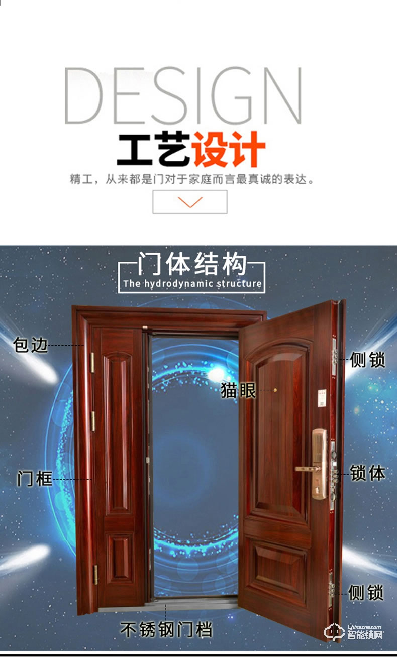 三得利智能門(mén) 安全門(mén)智能進(jìn)戶門(mén)入戶