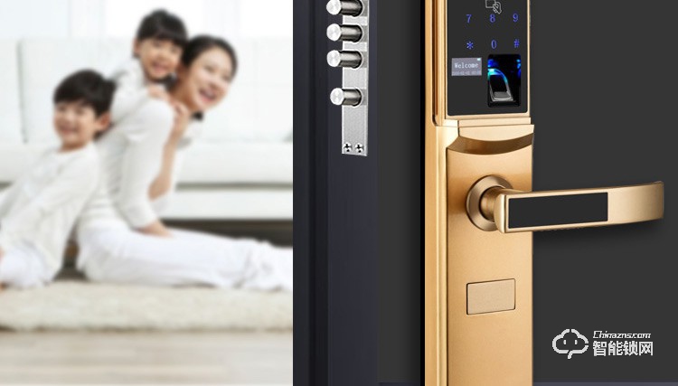 珈門智能鎖 JM-X5家用防盜門防水指紋鎖