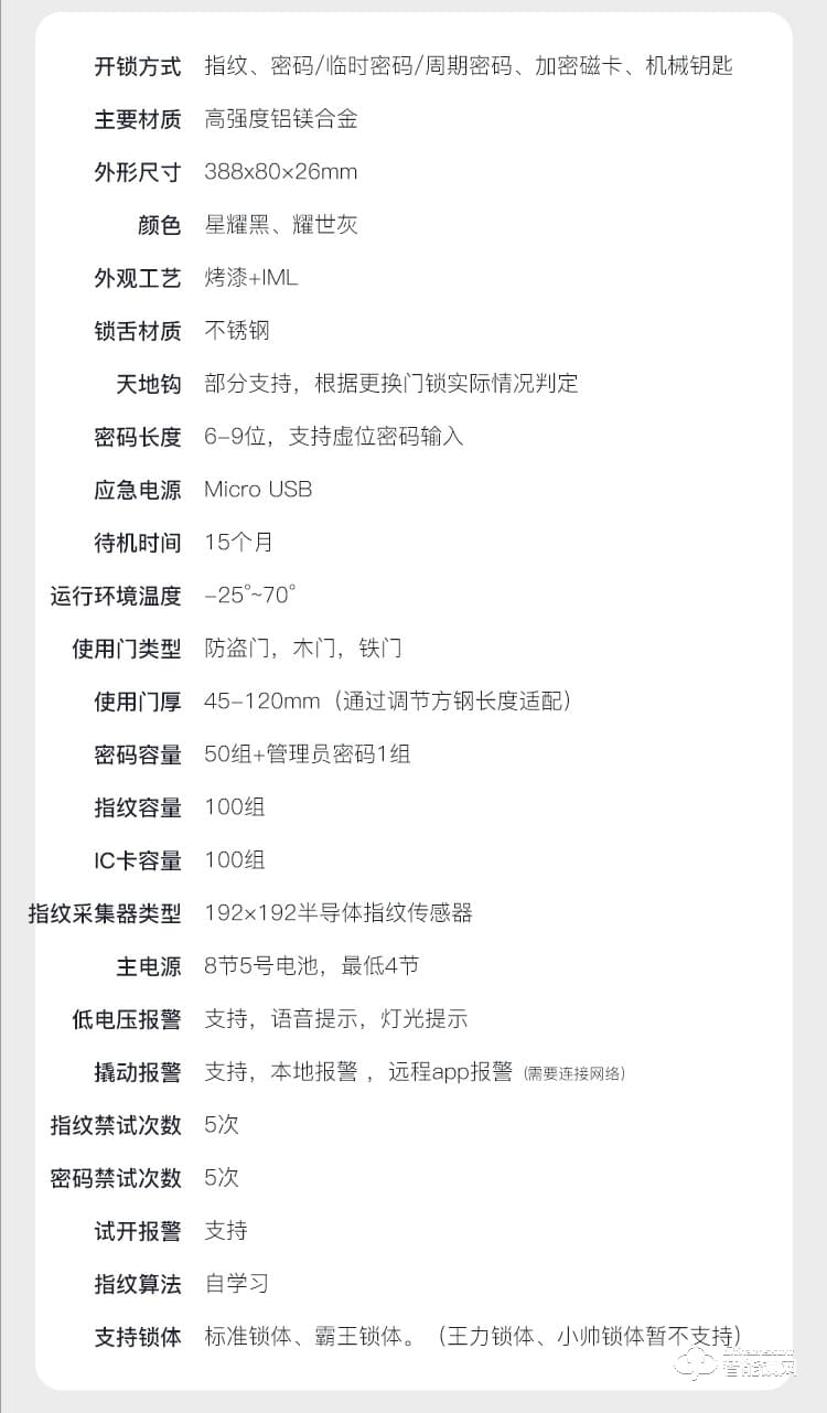 聯(lián)想智能鎖 R3抗菌版家用防盜門電子鎖密碼鎖