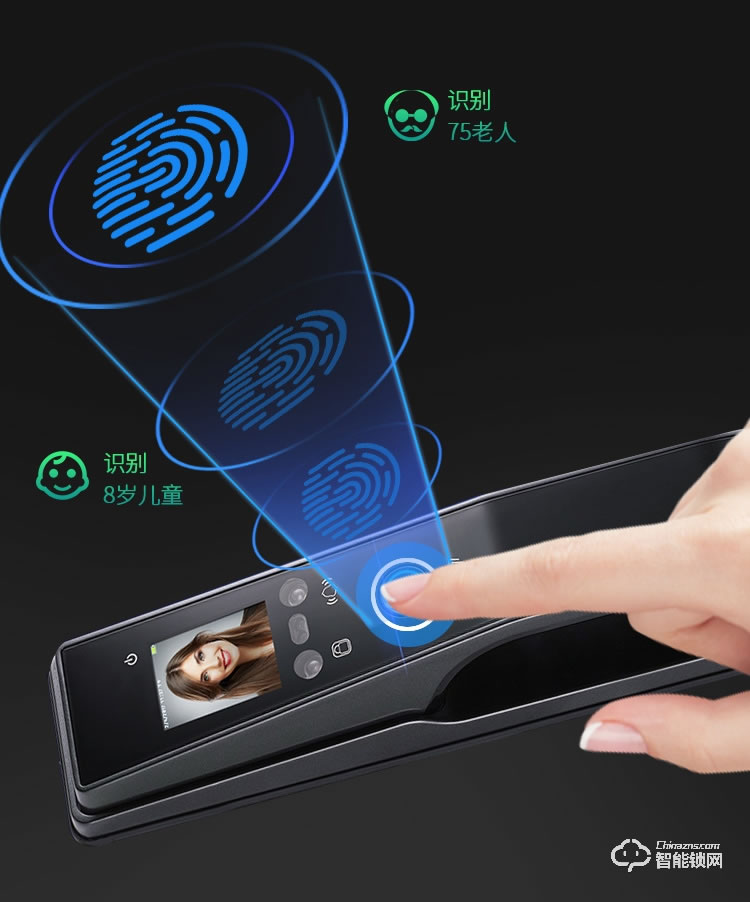 科羅威智能鎖 KLV-PR01全自動(dòng)人臉識(shí)別智能鎖