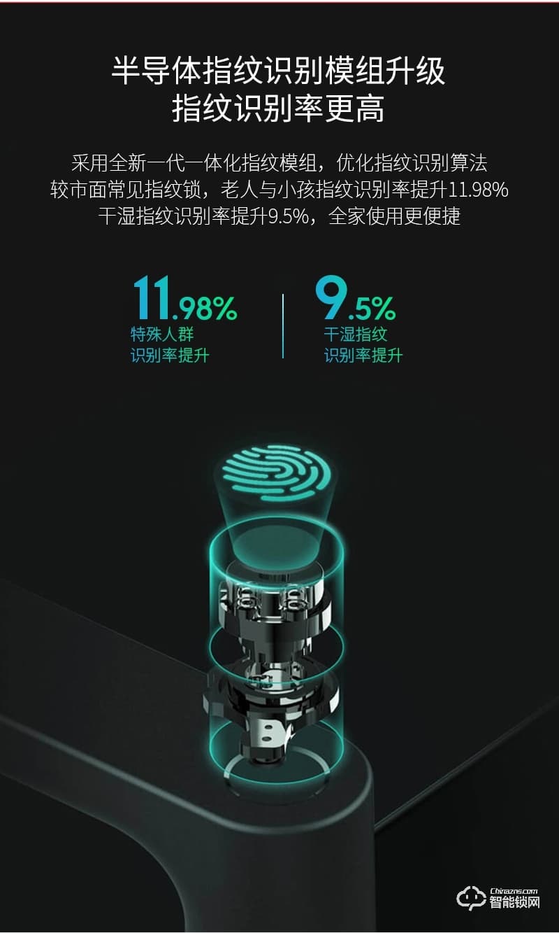 藍(lán)鯨智能鎖 A5家用防盜門智能門鎖