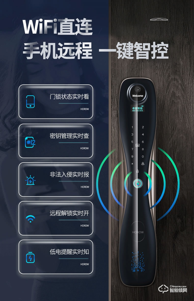 希箭智能鎖 C3電子鎖指紋鎖密碼鎖