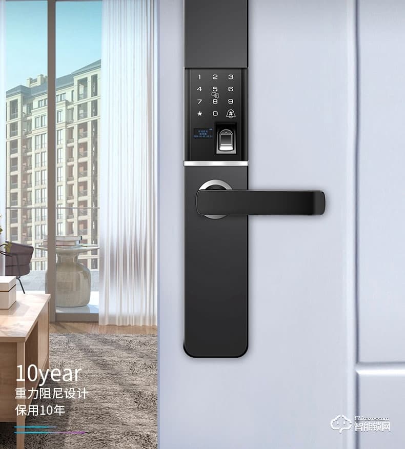 省馨智能鎖 T1家用防盜門指紋鎖密碼鎖
