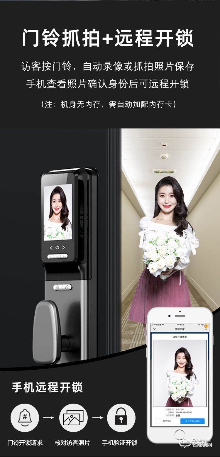 省馨智能鎖 A11全自動電子鎖家用密碼鎖