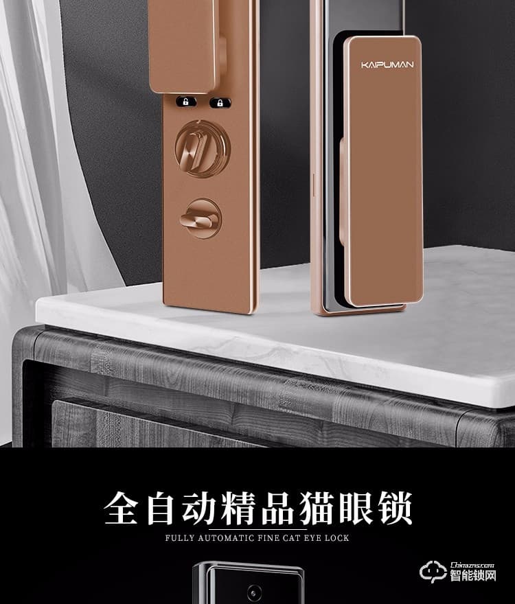 凱普曼智能鎖 V8全自動(dòng)視頻貓眼智能鎖