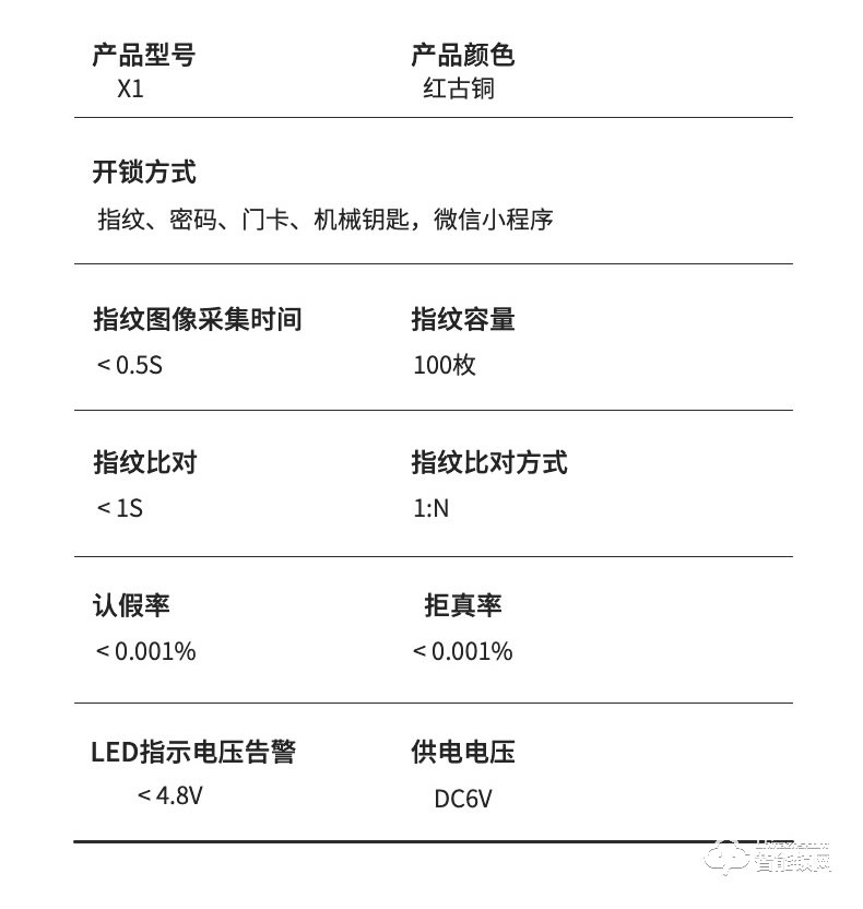 麥爾思智能鎖 X1全自動直板密碼指紋鎖