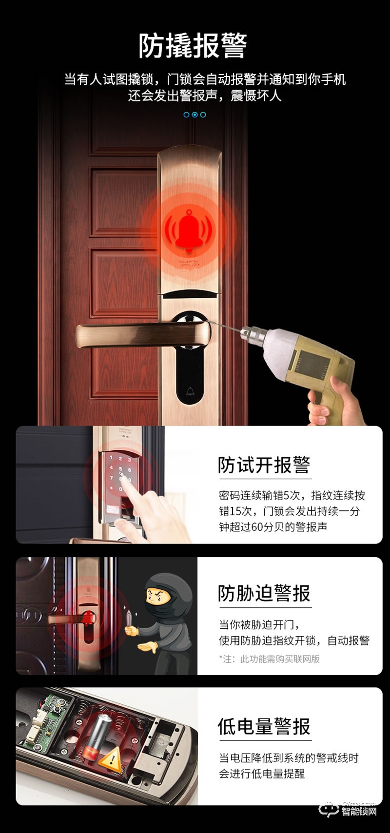 安耐智能鎖 A30家用智能鎖