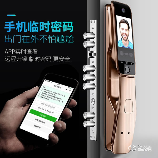 凌振智能鎖 凌振人臉識(shí)別智能鎖
