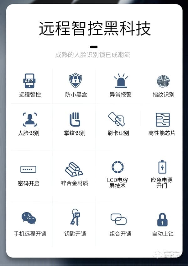 凌振智能鎖 凌振人臉識(shí)別智能鎖