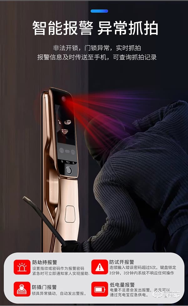 凌振智能鎖 凌振人臉識(shí)別智能鎖