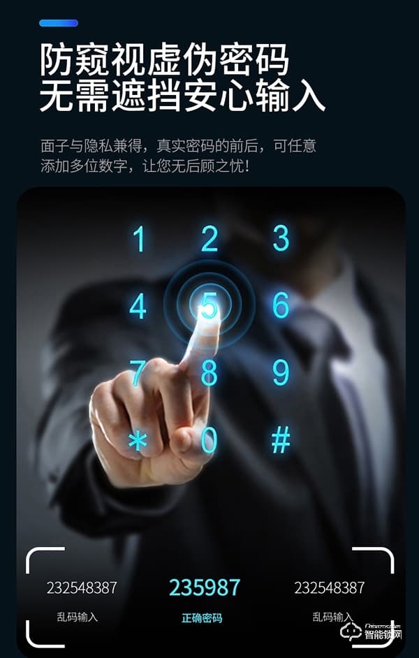 凌振智能鎖 凌振人臉識(shí)別智能鎖