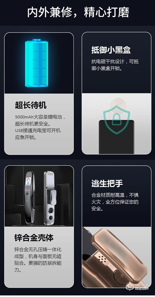 凌振智能鎖 凌振人臉識別智能鎖