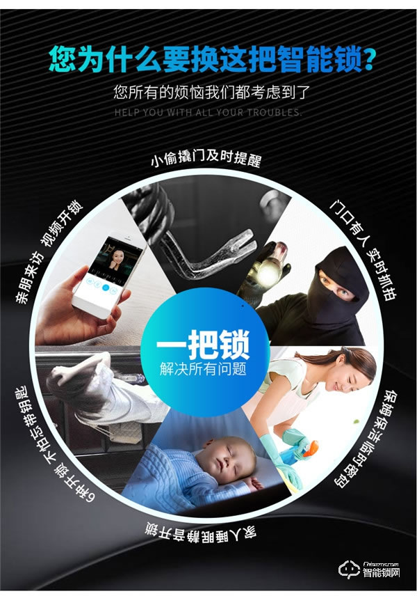 凌振智能鎖凌振 人臉識(shí)別智能鎖