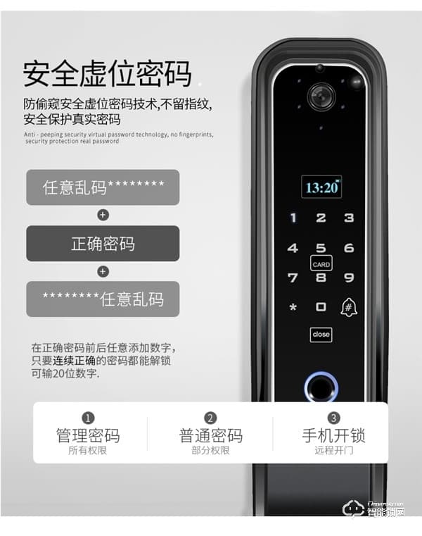 凌振智能鎖凌振 人臉識(shí)別智能鎖