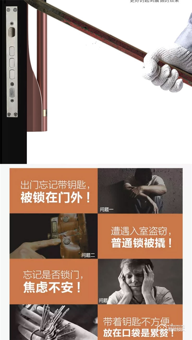 格里維爾艾克斯真·3D人臉識(shí)別智能鎖 紅外線感應(yīng)