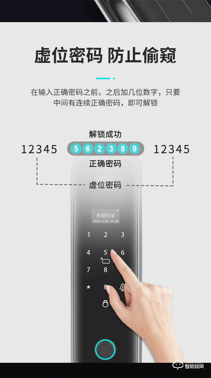 頂尖智派秋田系列 全自動貓眼監控智能門鎖