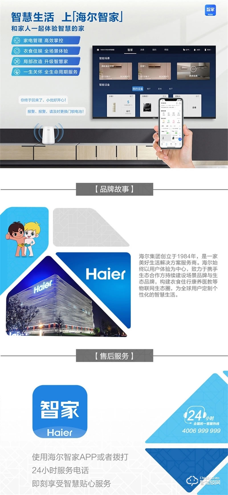 海爾智能鎖31S指紋鎖家用防盜門全自動3D人臉識別密碼鎖31S