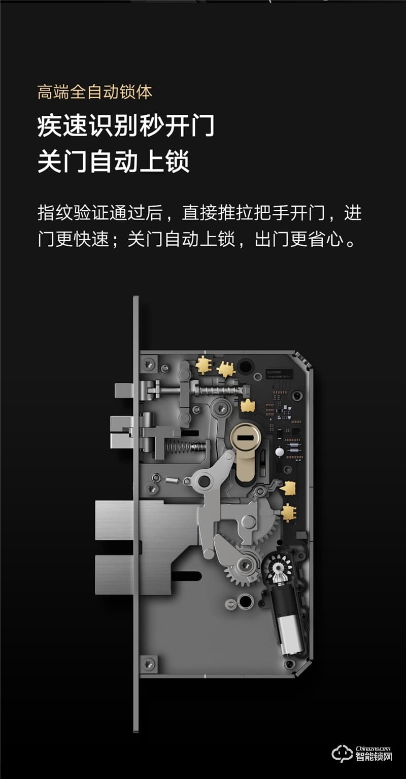 小米全自動(dòng)智能門鎖 Pro 家用防盜門密碼鎖智能門鎖可視貓眼電子門鎖