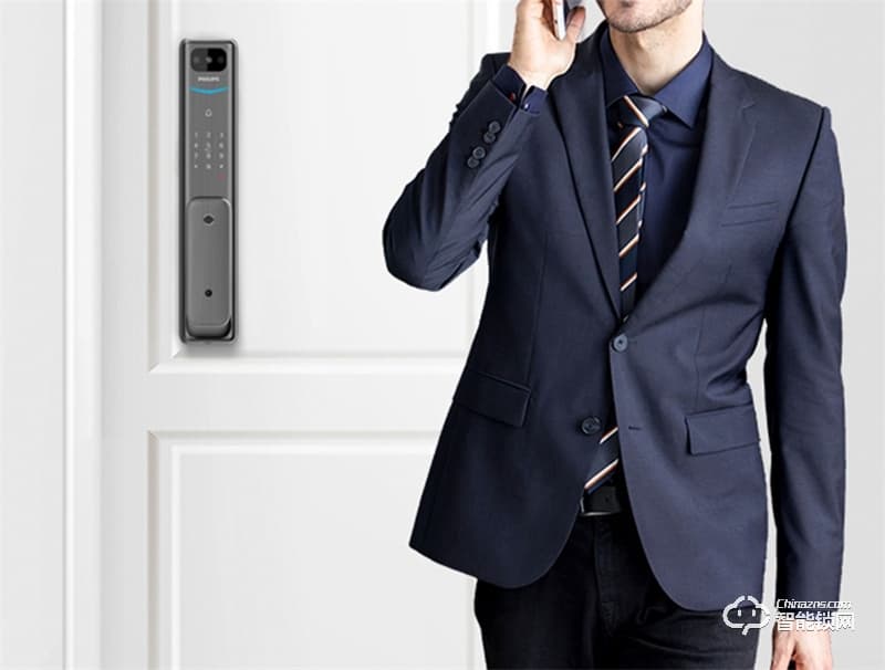 飛利浦阿爾法智能鎖 可視貓眼全自動家用指紋鎖