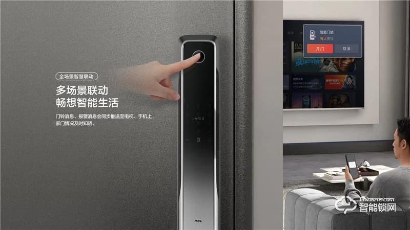 TCL指靜脈全自動(dòng)智能鎖P10 家用防盜門鎖