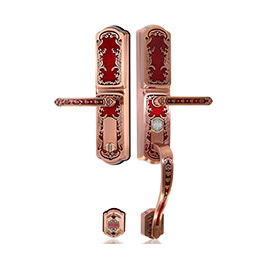 玉蛟龍指紋鎖 智能別墅鎖智能化的觸摸鍵盤、玉蛟龍密碼感應門鎖系列