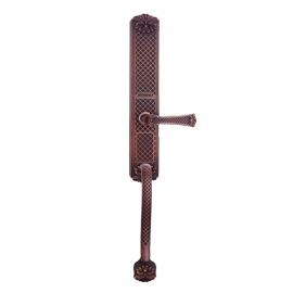 凱迪仕智能指紋鎖鎖面圖案截取古羅馬宮廷元素、精雕細(xì)琢