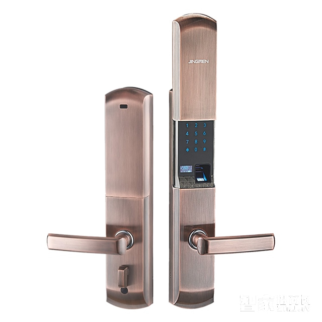 京門(mén)智能鎖 滑蓋指紋密碼防盜鎖