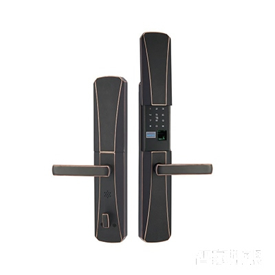 眾和物聯(lián)滑蓋智能鎖 自動靜音 液壓智能指紋鎖