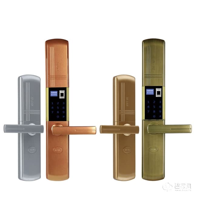 優強白領公寓指紋密碼鎖 家用防盜智能鎖