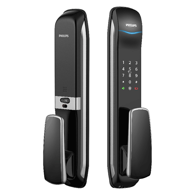 飛利浦智能鎖 9100推拉式家用防盜門(mén)指紋密碼鎖