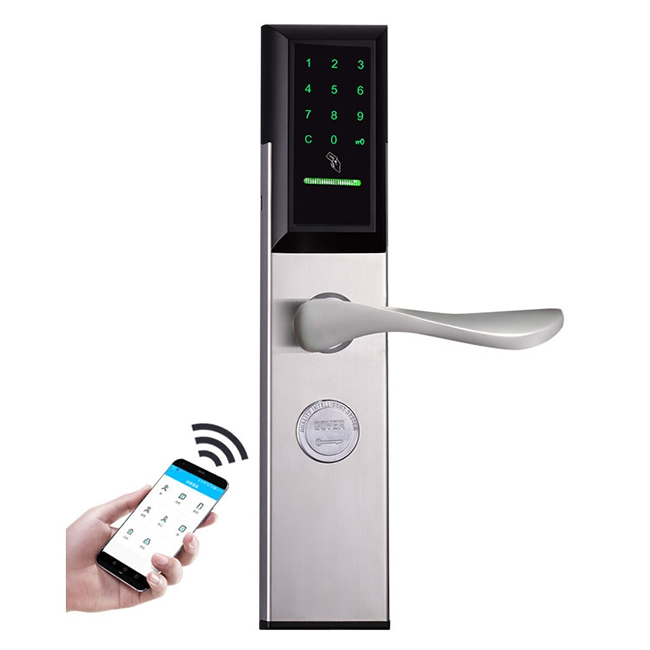 源天祥酒店鎖 手機(jī)遠(yuǎn)程藍(lán)牙app開(kāi)鎖 出租房短租公寓防盜門密碼鎖