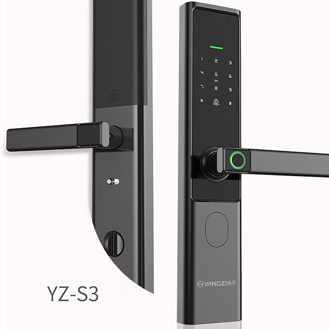 揚(yáng)子智能鎖 S3家用半自動(dòng)智能指紋鎖