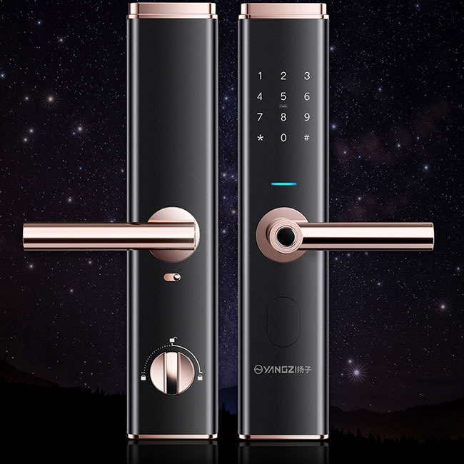 揚(yáng)子智能鎖 S8家用半自動(dòng)智能鎖