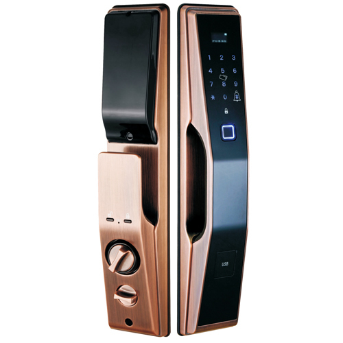 奧弗微科智能鎖 全自動指紋鎖 鋅合金密碼鎖