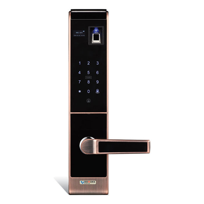 多麥克斯智能鎖 萬能互換指紋密碼鎖 直板電子智能門鎖