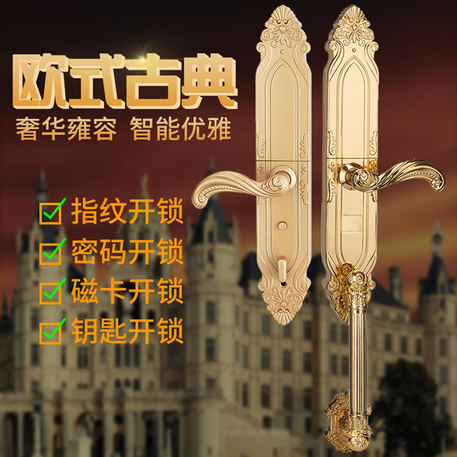 迪克曼智能鎖 智能鎖滑蓋鎖刷卡鎖A6