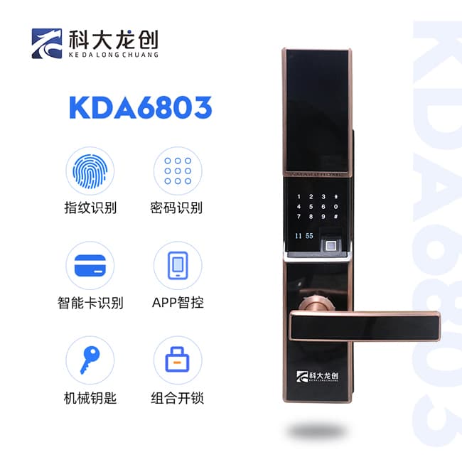 科大龍創(chuàng)智能鎖 KDC6803家用電子鎖防盜門鎖