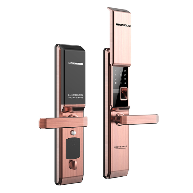 皇家金盾指紋鎖 X5滑蓋指紋鎖云智能鎖指紋密碼鎖